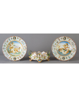 Tovaglia con dodici tovaglioli, XX secolo - Auction tableware